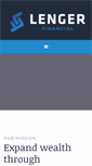 Mobile Screenshot of lengerfinancial.com