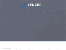 Tablet Screenshot of lengerfinancial.com